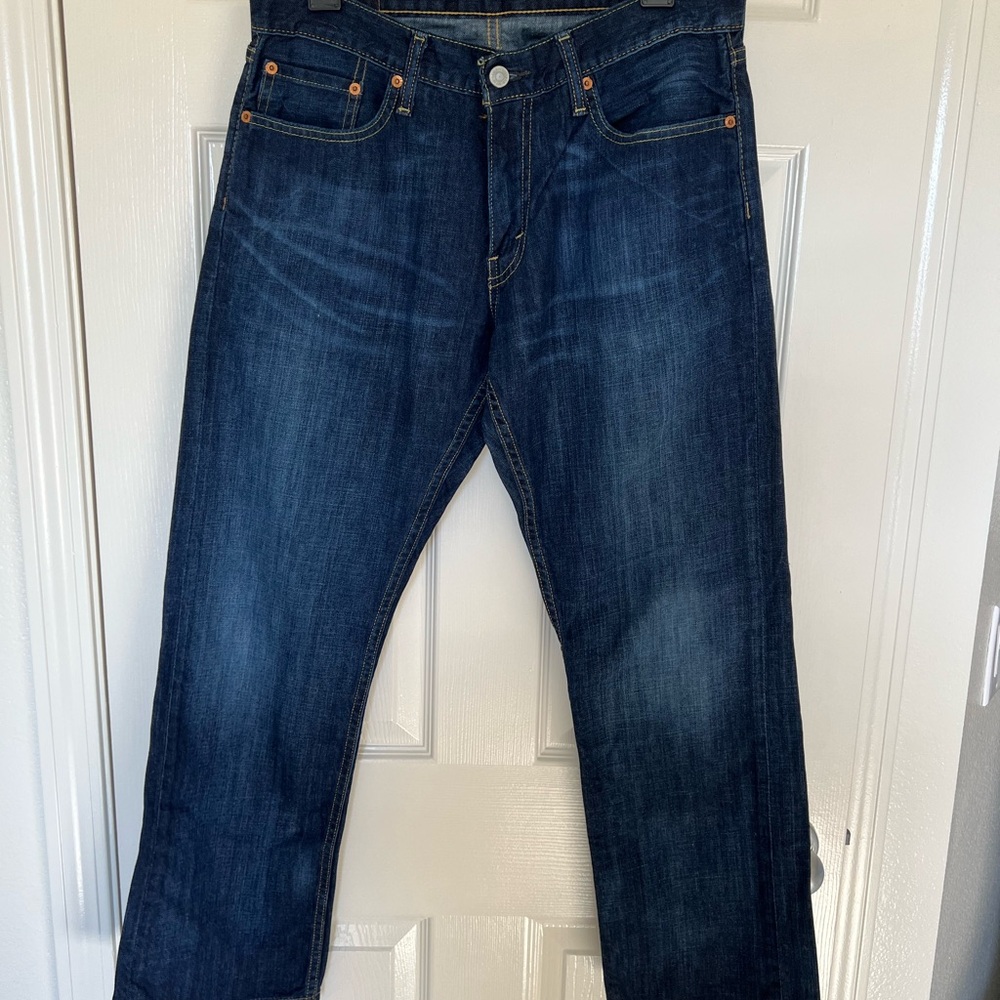 Levi's Dark Indigo Straight Jeans 514